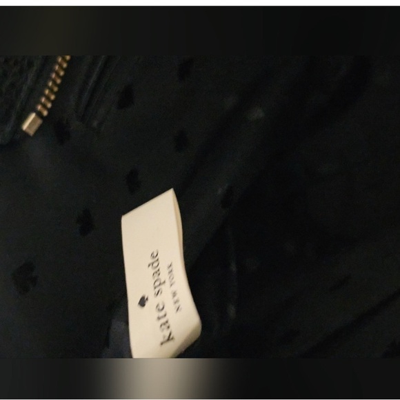Kate Spade Black Tote Bag w/matching wallet - Picture 13 of 16
